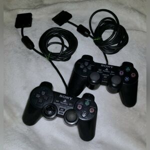 Replacement Used Sony PlayStation 2 (PS2) DualShock 2 (DS2) Wired Controllers
